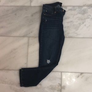 White House Black Market Cropped Jeans